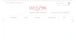 Desktop Screenshot of lilyandval.com